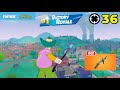 36 Elimination Solo Fortnite Simpsons Gameplay Wins PS5 Controller