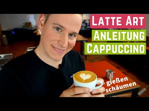 Prepare Cappuccino - Latte Art and milk foaming - Tutorial part 1