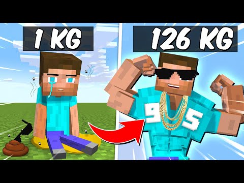 Minecraft But I Can Gain WEIGHT!