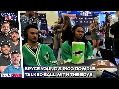 Bryce Young & Rico Dowdle Live From Radio Row Talk Culture, NFL Life, Free Agency & More | Shan & RJ