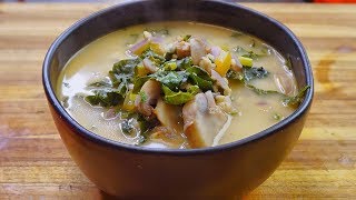 Vegan Cream of Mushroom Soup - mushroom soup recipe - vegetable soup recipe - soup recipes