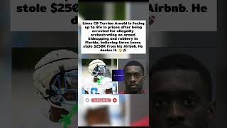 Terrion Arnold Arrested for Armed Robbery and Kidnapping – NFL Star Denies Charges #viral #trending