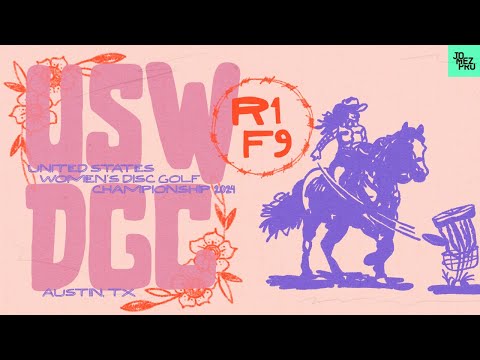 2024 USWDGC | R1F9 | Mertsch, Blomroos, Tattar, King | Jomez Disc Golf