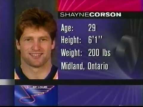 1995-96 NHL St. Louis Blues vs Mighty Ducks Of Anaheim