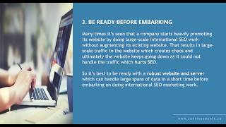 International SEO Tips  | Continuum Software Solutions - Website Design, Mobile Apps and SEO