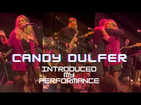 Candy Dulfer introduce my performance "Remember the Time" (MJ)