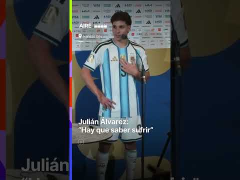 Las declaraciones de JULIÁN ÁLVAREZ luego del triunfo de ARGENTINA 🇦🇷👈
