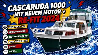 2024 rundum sanierte Cascadura 1000 Stahlyacht #boatlife #yacht #boating #urlaub #boot #yachtlife