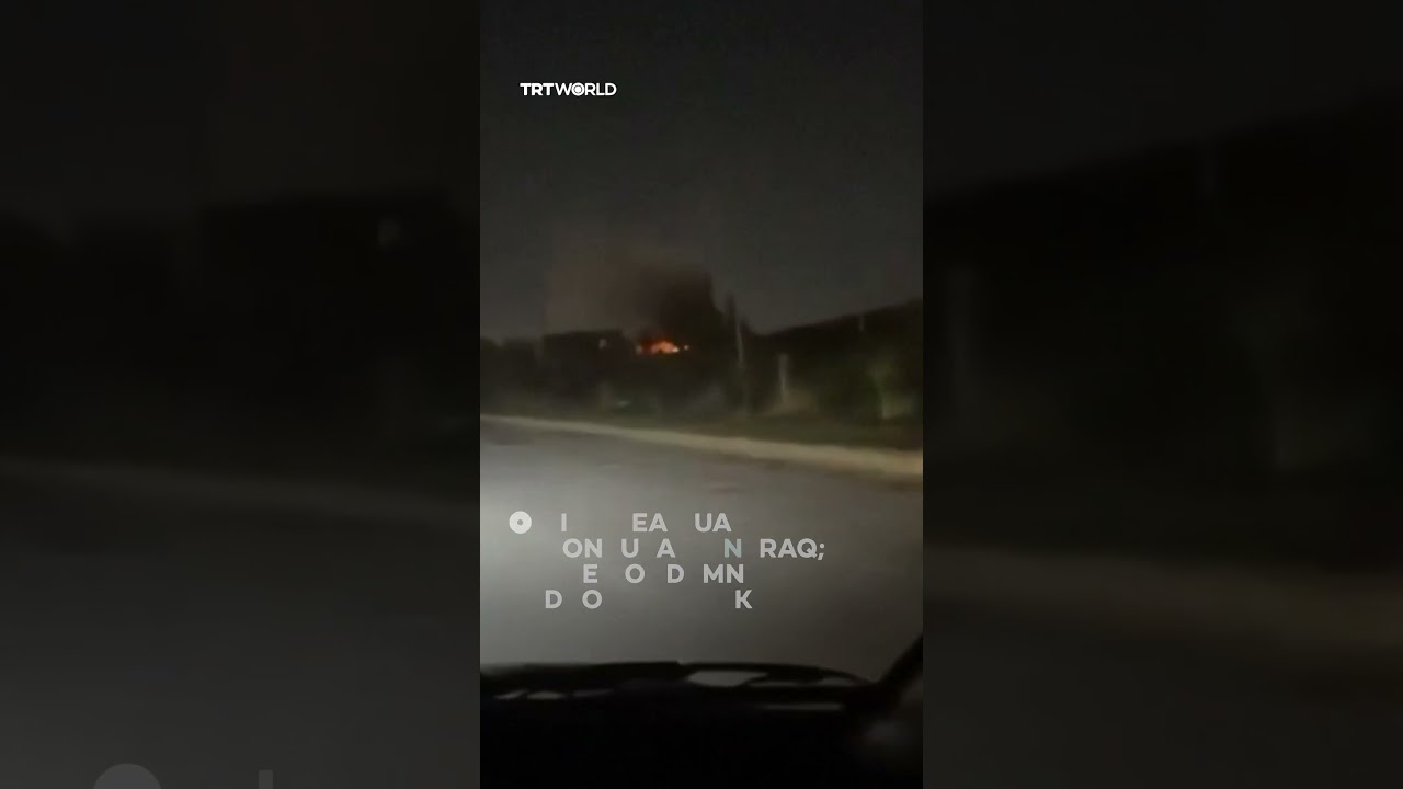 Video | Fire near UAE consulate in Iraq