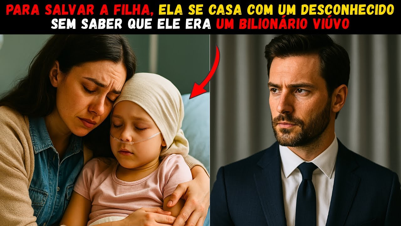 PARA SALVAR A FILHA, ELA SE CASA COM UM DESCONHECIDO SEM SABER QUE ELE ERA UM BILIONÁRIO VIÚVO