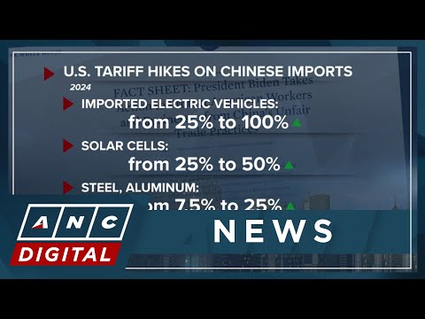 Biden unveils steep tariff hikes on Chinese imports including EVs, steel ANC
