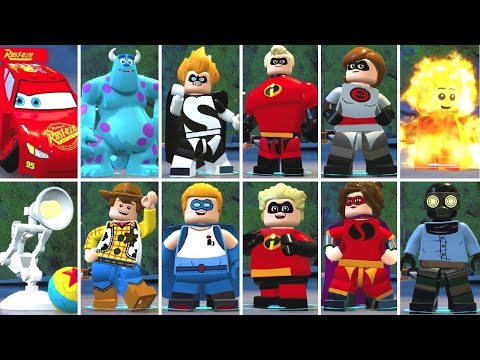 LEGO The Incredibles - All 119 Characters W/ Gameplay (DLC Included)