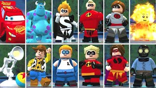 LEGO The Incredibles - All 119 Characters W/ Gameplay (DLC Included)