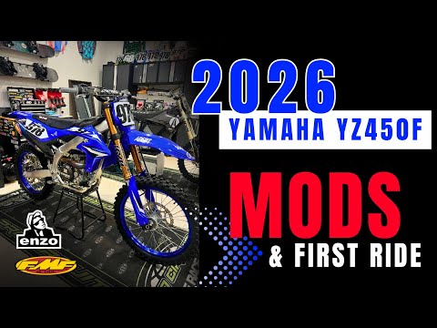 2026 Yamaha YZ450F - Mods & First Ride!