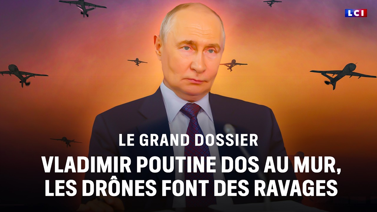 Illustration: Guerre des drones : Poutine pris au piège de sa propre paranoïa