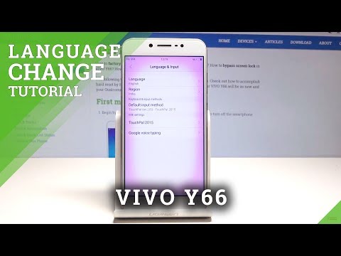 How to Change Language in VIVO Y66 - List of Language