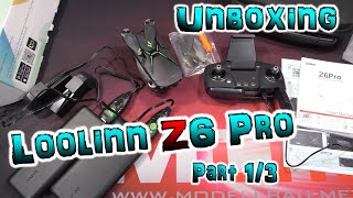 Loolinn Z6 Pro GPS Drohne /Quadrocopter Part 1/3 Unboxing | HD+ | German/Deutsch