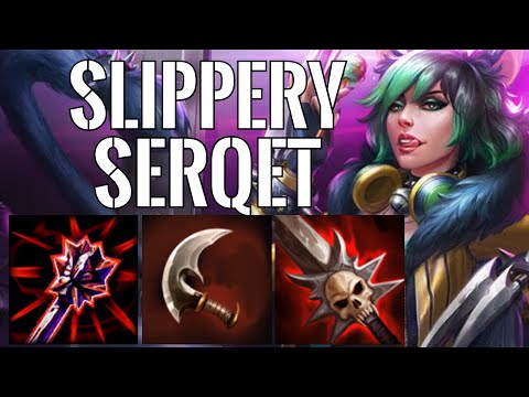 Involved In Almost Every Single Kill! Serqet Jungle Gameplay (Smite Conquest)