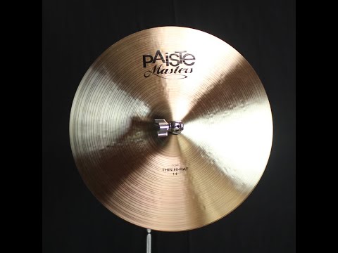 Paiste 14" Masters Thin Hi Hats - 640g/829g (video demo) image 2