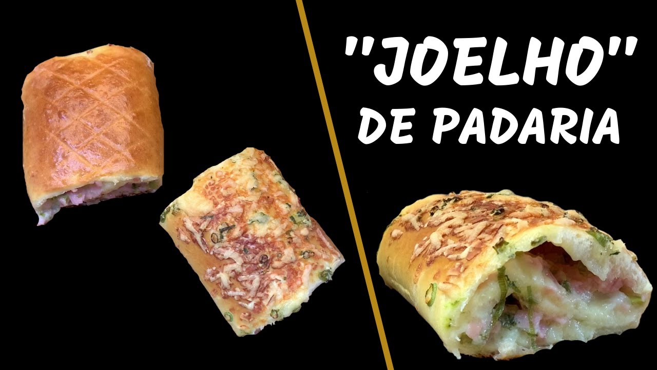 Delicioso "Joelho de Padaria" !!! Tradicional Enrolado de Presunto e Queijo !!!