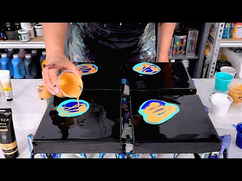 The Grand Finale! Best Gold Acrylic Paint for Paint and Water - Acrylic Pouring