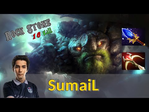 SumaiL - Tiny MID Rock Stone 16 KILL Dota2 Pro Replay
