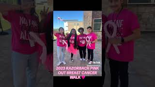 Roberson Middle School 1st annual Breast Cancer Walk