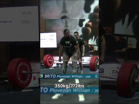 BITELO CAMPEÃO MUNDIAL NA ESLOVÁQUIA 350KG💪 #powerlifting #bitelo  #bitelo #gym #campeão  #motivação