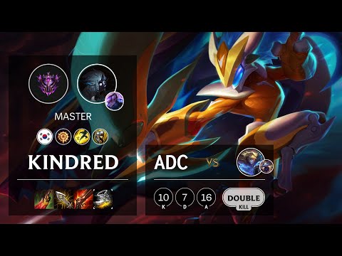 Kindred ADC vs Ezreal - KR Master Patch 10.13