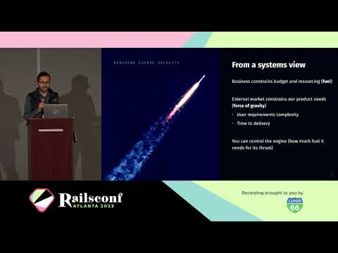 RailsConf 2023 - How Rails fosters a diverse and competitive tech ecosystem in... by Jordan Trevino