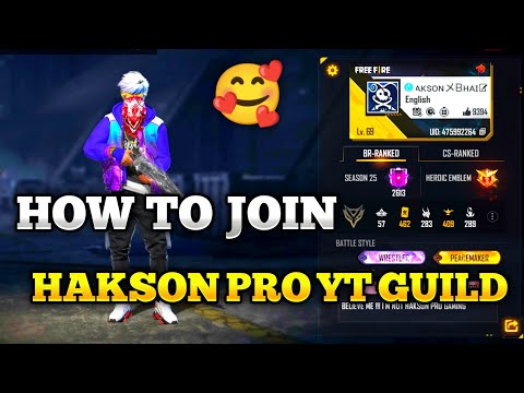 How to join Hakson Pro yt Guild