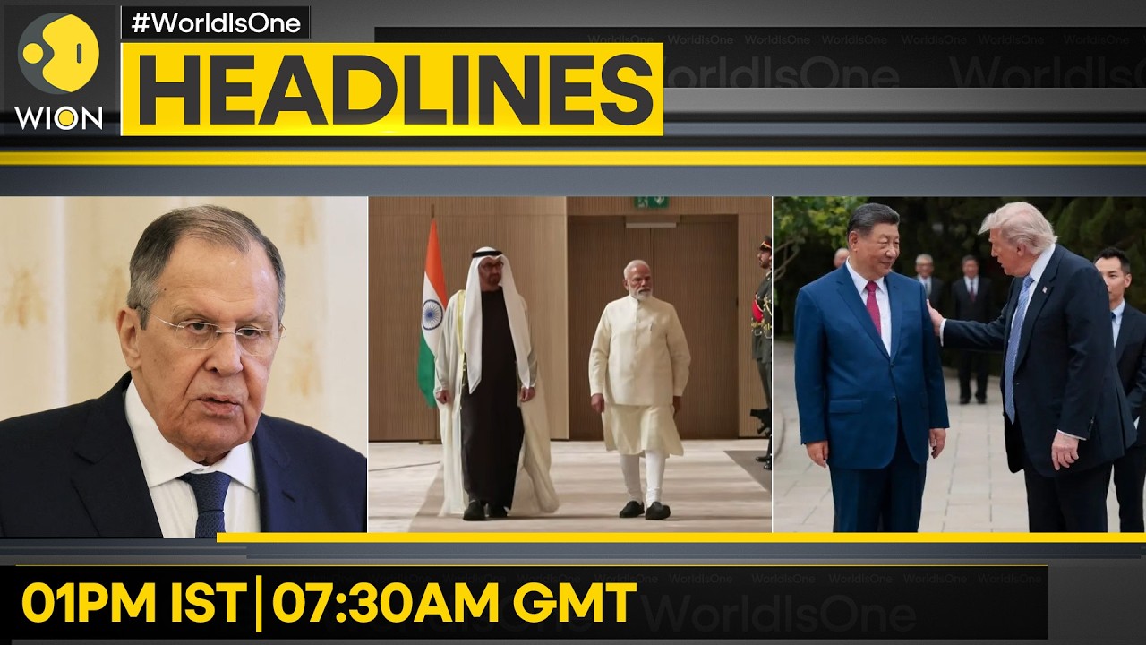 PM Modi Arrives in UAE On 5-Nation Tour | Lavrov: Russia, India Discuss Defence Ties | Headlines