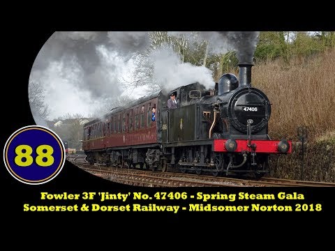 Fowler 3F 'Jinty' No. 47406 - Spring Steam Gala - Somerset & Dorset Railway - 10/03/2018