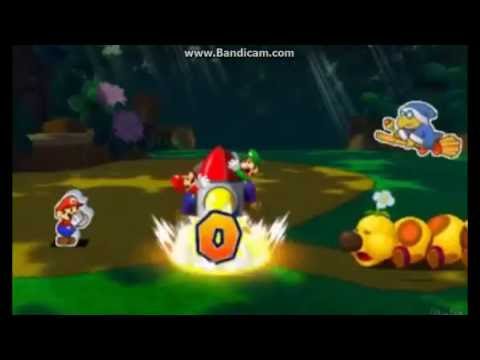 Mario and Luigi: Paper Jam boss 7: Wiggler