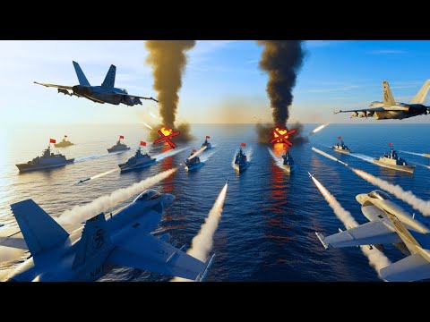 China Loses $2 Billion Fleet in 18 Minutes — America’s Strike Leaves Nothing Standing