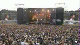 Placebo Vieilles Charrues 2001(Slave to the wage- Interview &amp; Peeping tom)