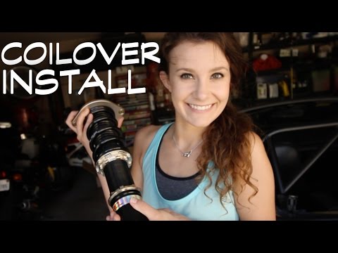 Installing COILOVERS on Project Miata!!