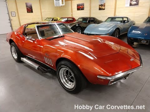 1969 Orange Corvette For Sale Video