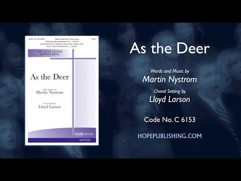 As the Deer - arr. Lloyd Larson