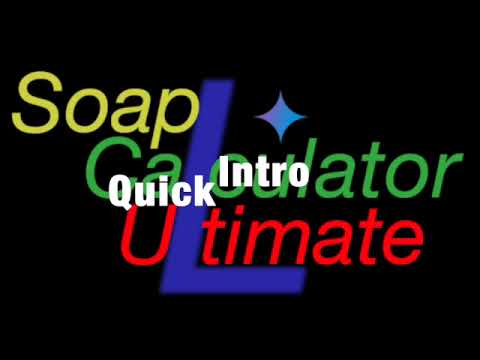 Soap Calculator Ultimate