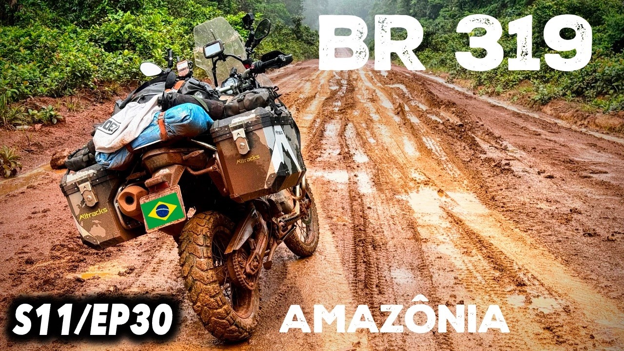 [ATOLEIROS na BR-319] NÃO CONSEGUI CONTINUAR A VIAGEM - FLORESTA AMAZÔNICA DE MOTO - S11/EP30