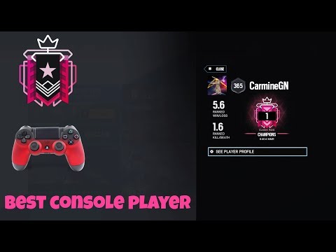 HOW THE BEST PS4 PLAYER IN THE WORLD HIT #1 CHAMPION + BEST SETTINGS - Rainbow Six Siege