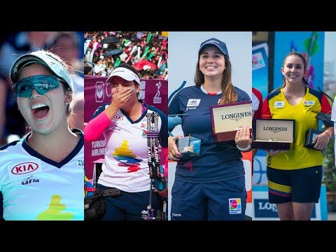 Sara Lopez 🇨🇴 Archery World Cup Final wins 2014, 2015, 2017, 2018