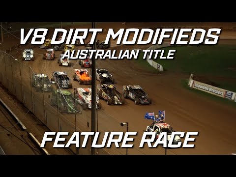 V8 Dirt Modifieds: Australian Title - A-Main - Archerfield Speedway - 22.01.2022