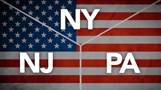 Standing in 3 States at Once | NY, NJ, PA | [Kult America]