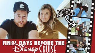 🛳️ Disney Cruise Prep Vlog! Packing for Vacation, 🏀 New Basketball Hoop & a Productive Weekend 💪