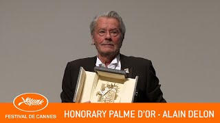 ALAIN DELON  Honorary Palme d39Or  Cannes 2  EV