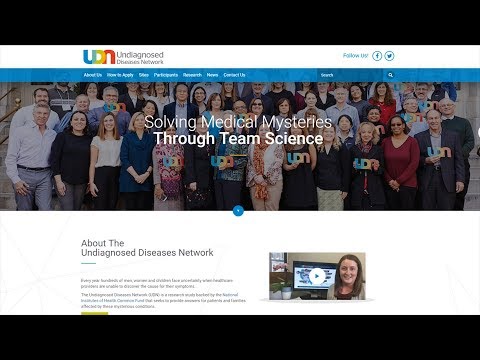 Undiagnosed Diseases Network Announcement