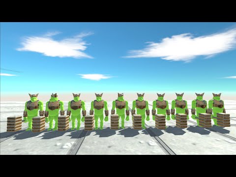 TEN GHOR HAMMER DEATH RUN - Animal Revolt Battle Simulator