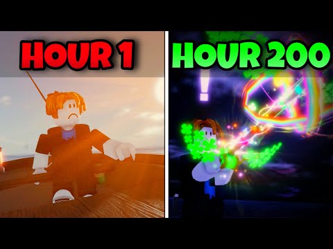 I Survived 200 Hours On Roblox Fisch (FULL MOVIE)